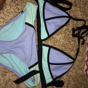 Swimsuit top and bottom
